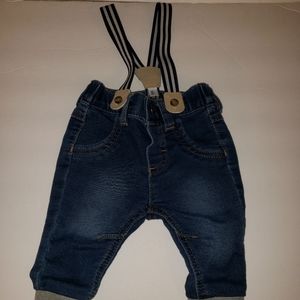 Size nb pants with suspenders